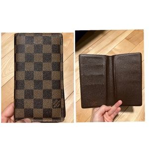 Louis Vuitton Pocket Agenda Cover Damier Ebene